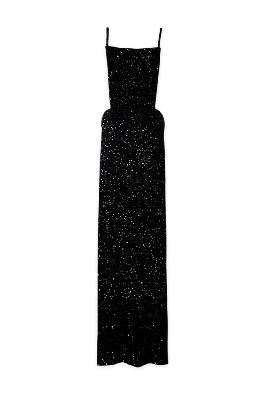 OBELISK MAXI DRESS | BLACK SEQUIN