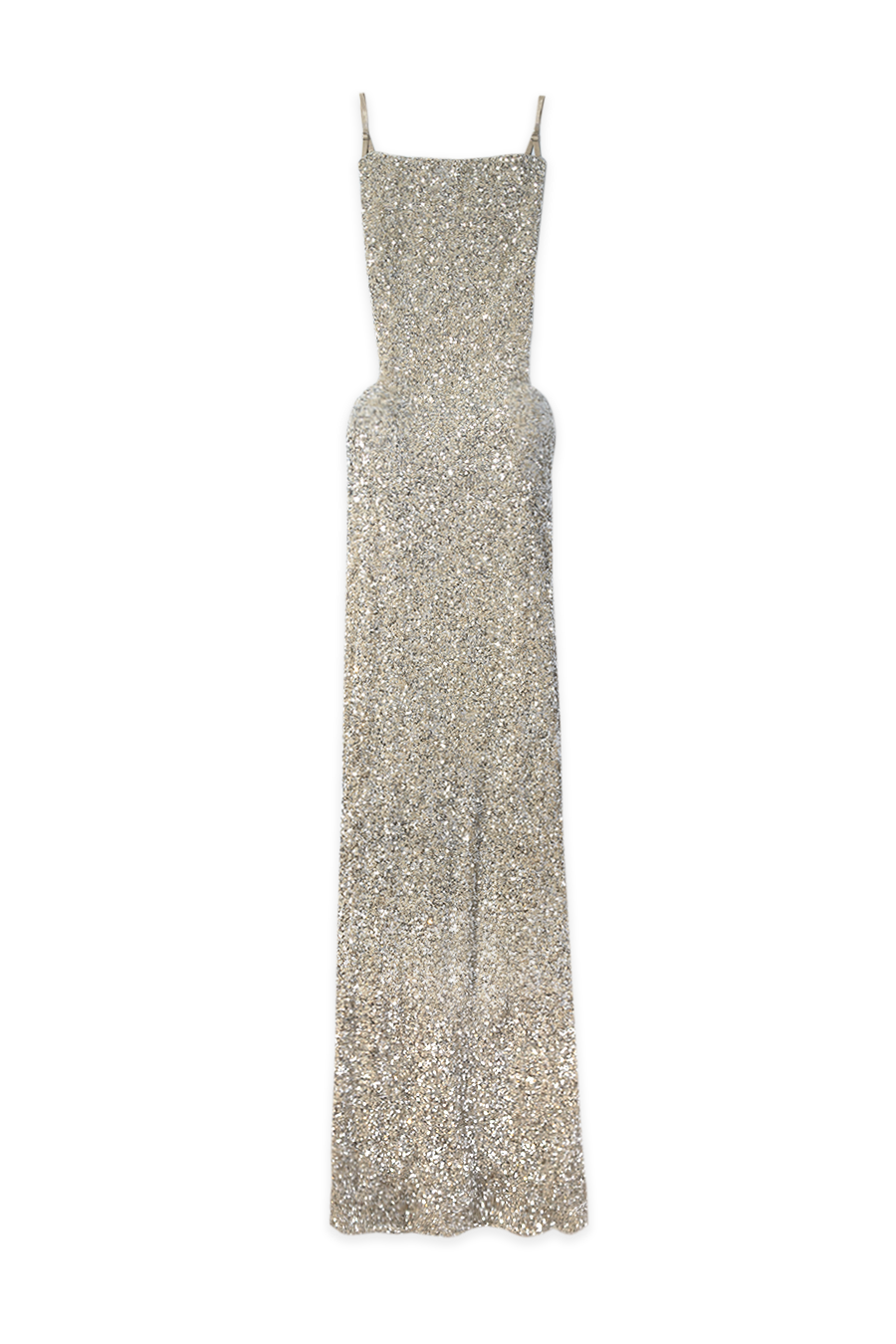 OBELISK MAXI DRESS | OYSTER SEQUIN
