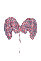 PORTRAIT TOP | RED CHECK