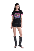 PUSS PUSS BABY TEE | BLACK