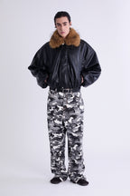 VULTURE BOMBER JACKET | BLACK