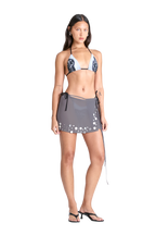 OZRA WRAP SKIRT | SMOKE