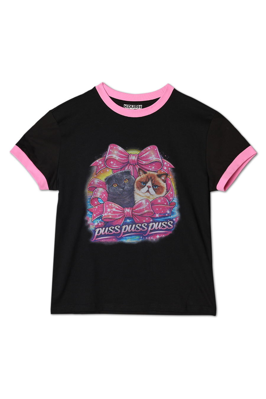 PUSS PUSS BABY TEE | BLACK