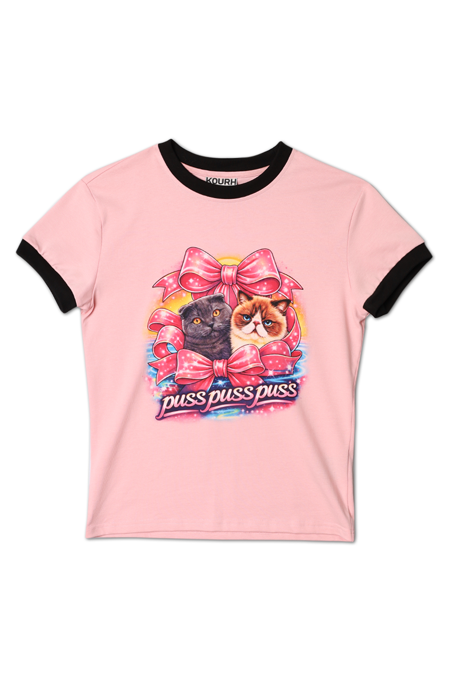 PUSS PUSS BABY TEE | ORCHID PINK