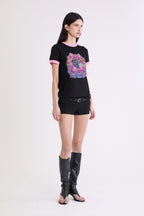 PUSS PUSS BABY TEE | BLACK