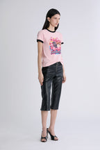 PUSS PUSS BABY TEE | ORCHID PINK