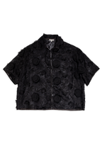 IVY LACE BOWLER SHIRT | BLACK