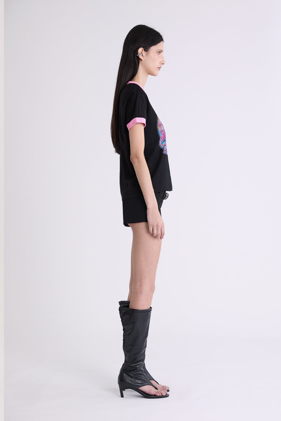 PUSS PUSS BABY TEE | BLACK