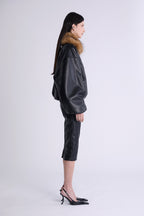 VULTURE BOMBER JACKET | BLACK
