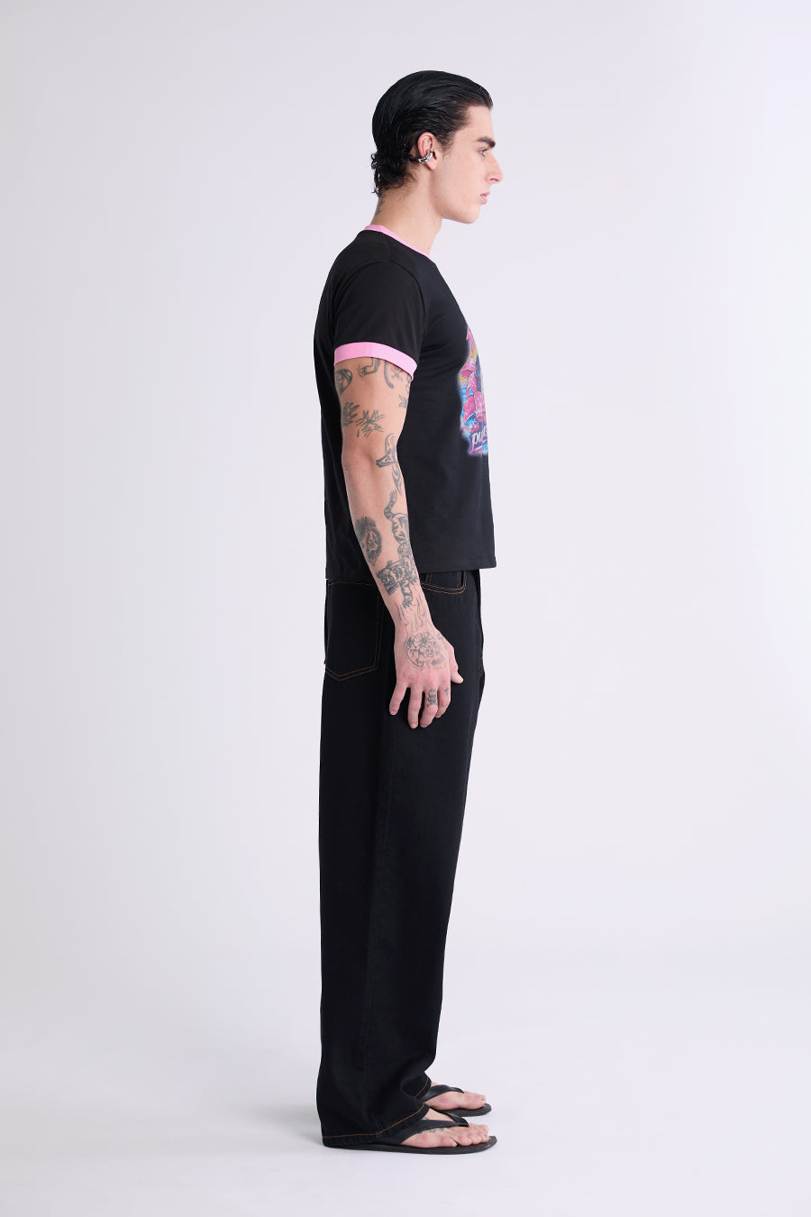 PUSS PUSS BABY TEE | BLACK