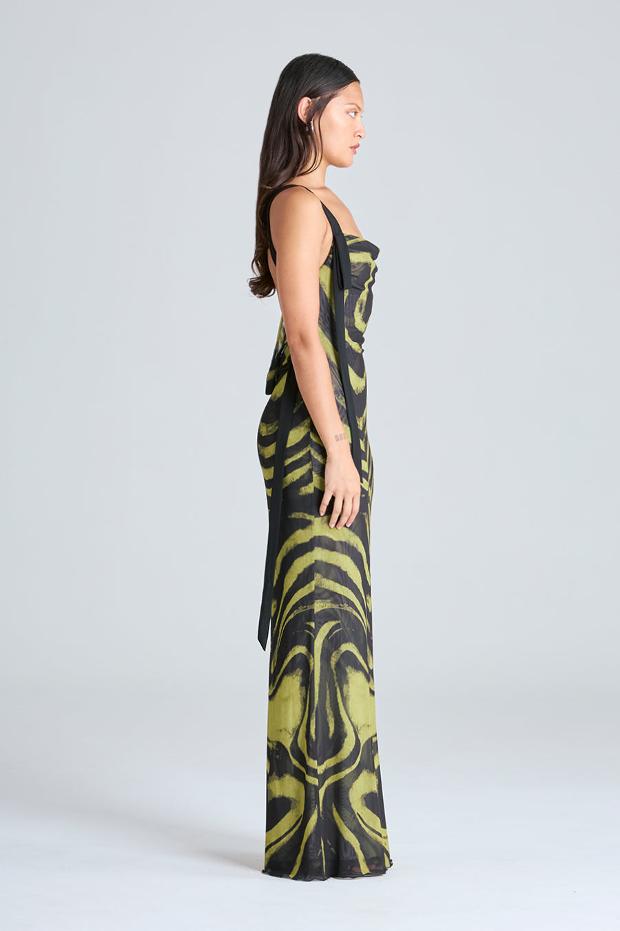 ARIA MAXI DRESS | ACID ZEBRA