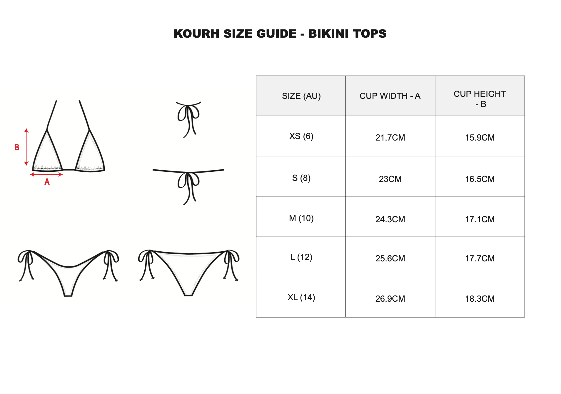 ELARA BIKINI TOP | BLACK