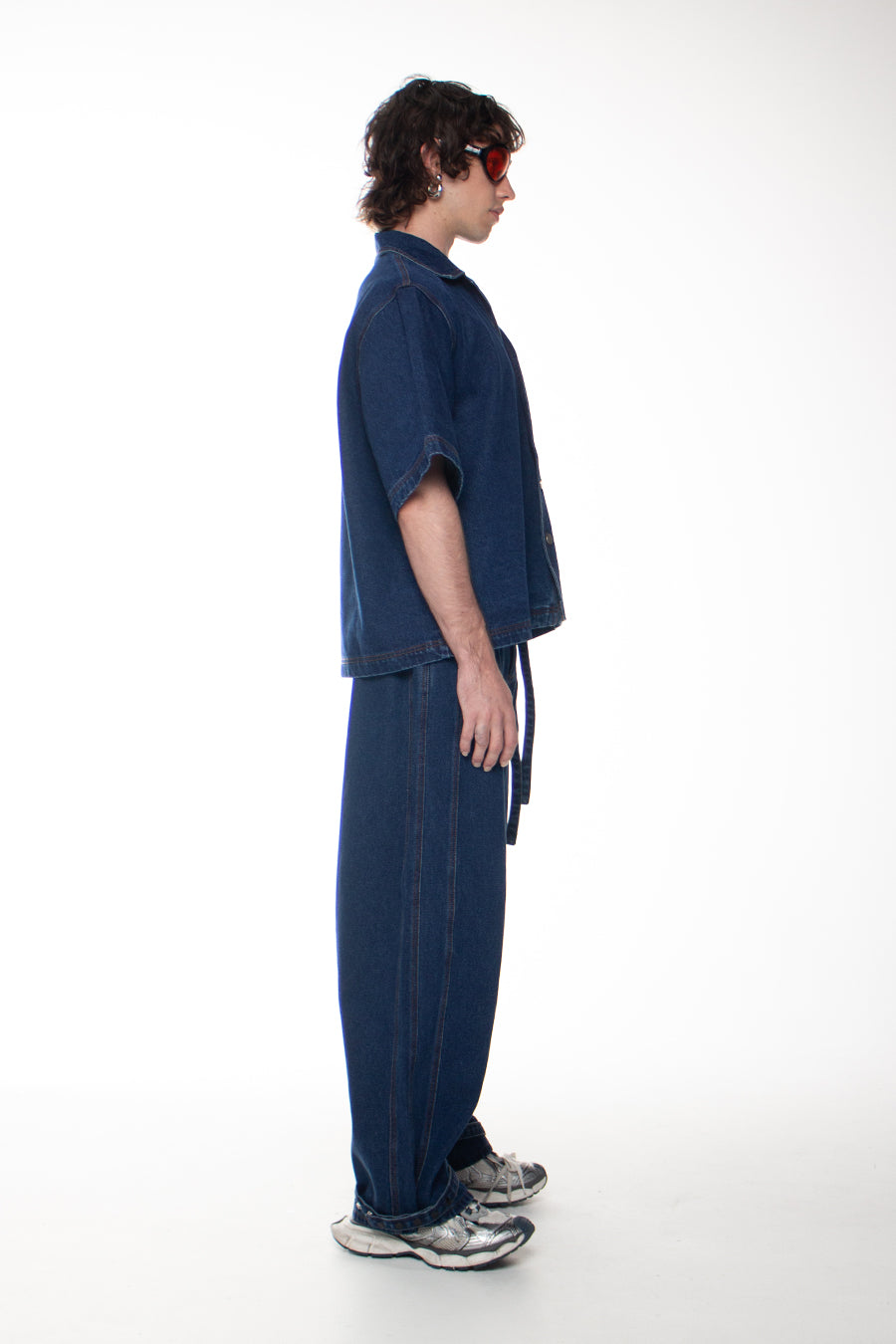 SKYLAR DENIM BOWLER | VINTAGE BLUE