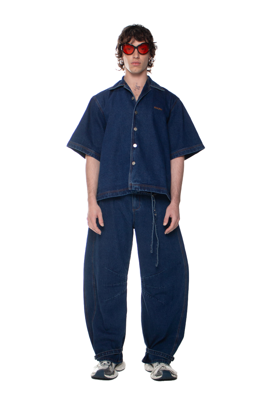SKYLAR DENIM BOWLER | VINTAGE BLUE