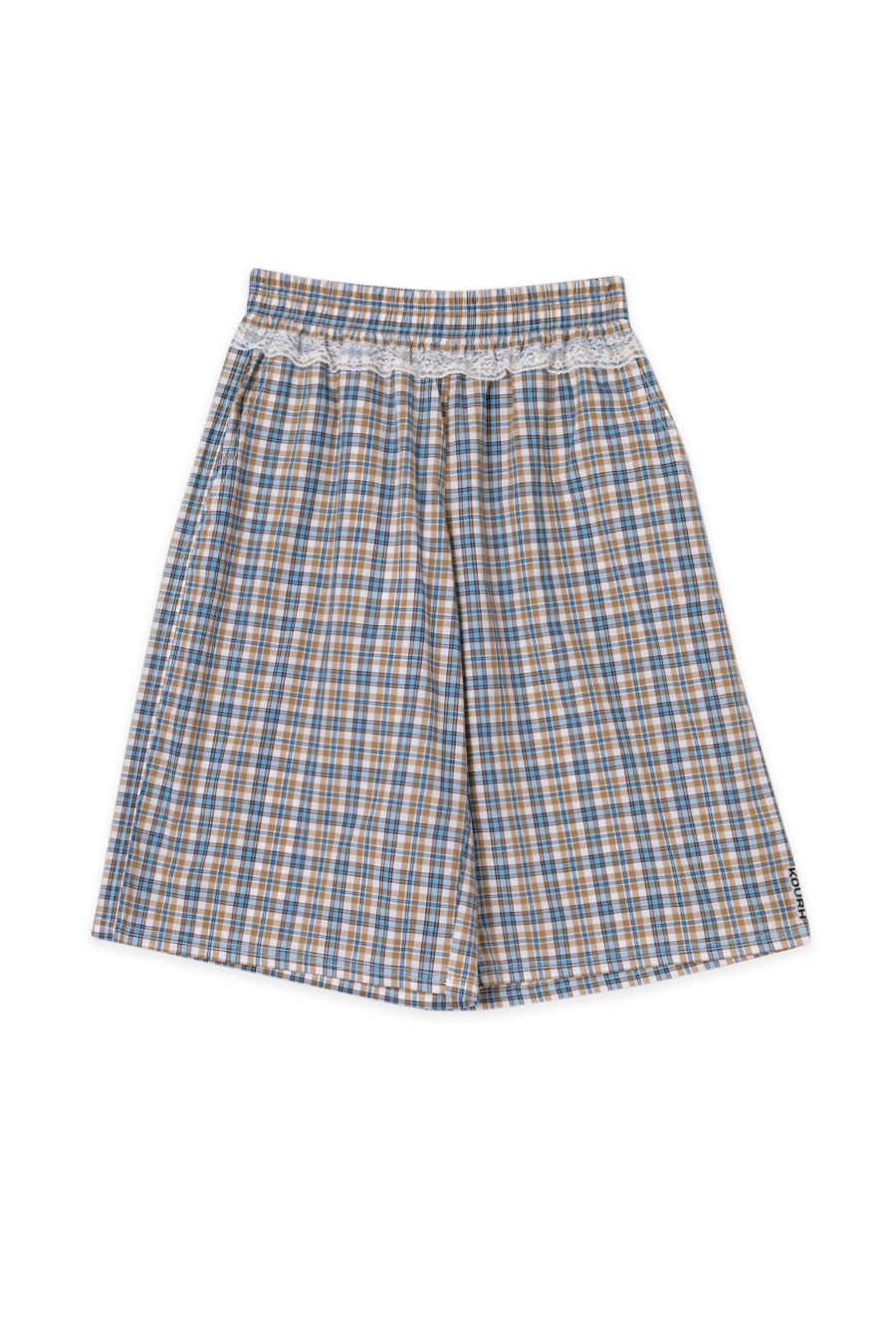 STUDIO SHORTS | BLUE CHECK