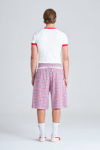 STUDIO SHORTS | RED CHECK