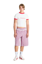 STUDIO SHORTS | RED CHECK