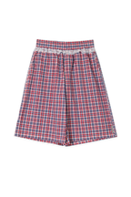 STUDIO SHORTS | RED CHECK