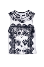 MOLTEN TANK | LACE PRINT