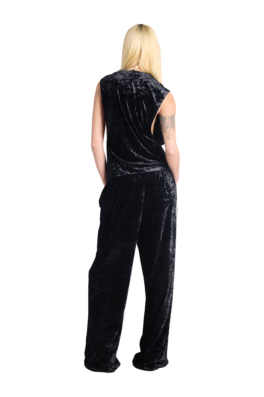 VENOM VELVET PANT | BLACK