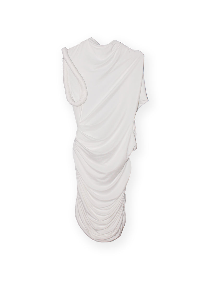 VORTEX MINI DRESS | IVORY